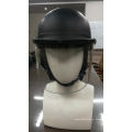 Capacete transparente personalizado da polícia do controle de motim da viseira de cara do anti capacete da polícia de motim com material do ABS ou do PC